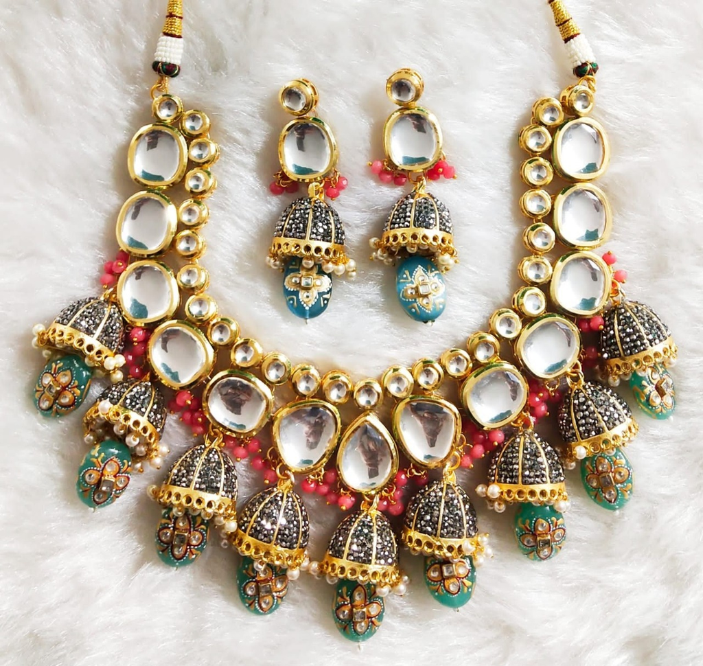 Uncut hot sale kundan jewellery